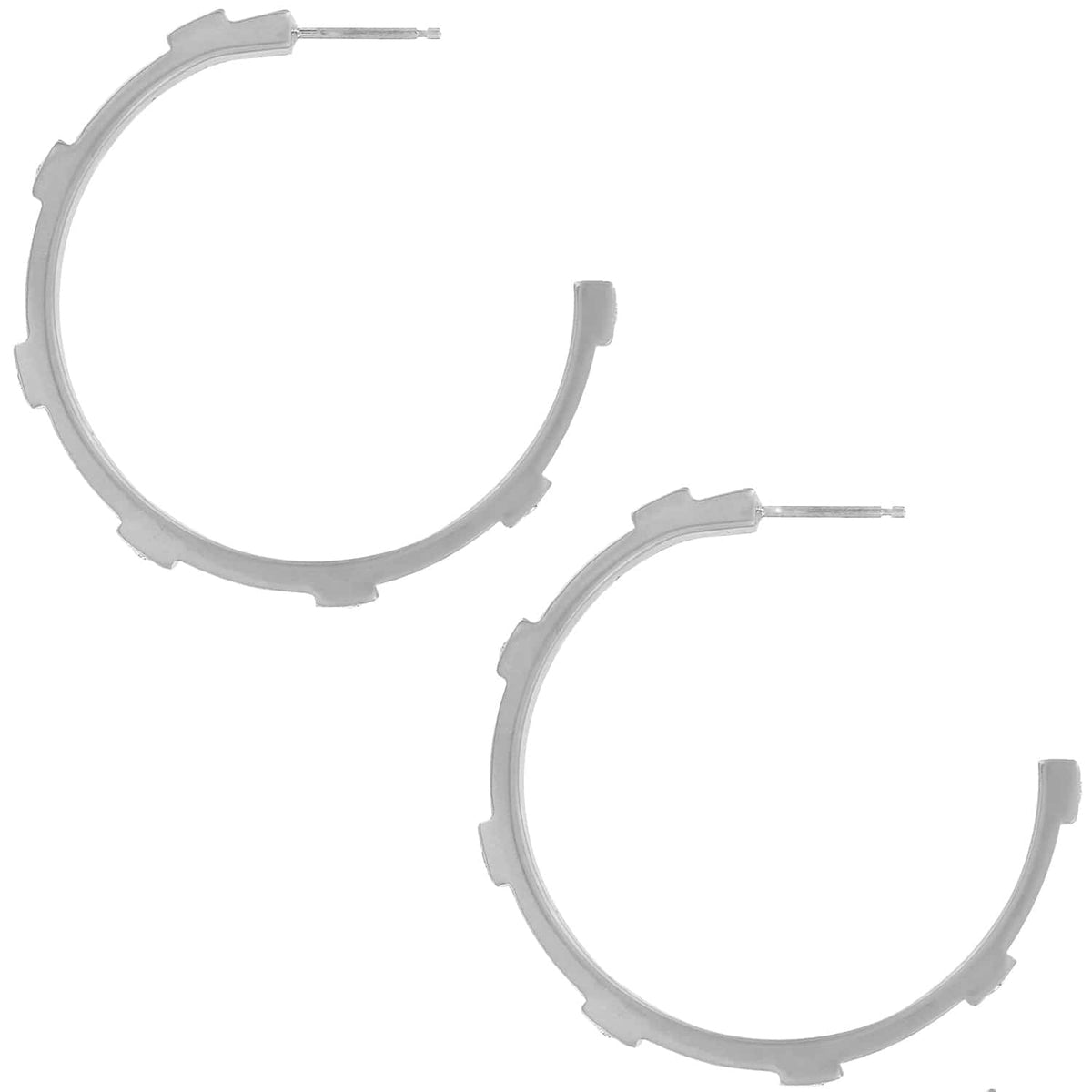 Meridian Zenith Station Hoop Earrings by Brighton