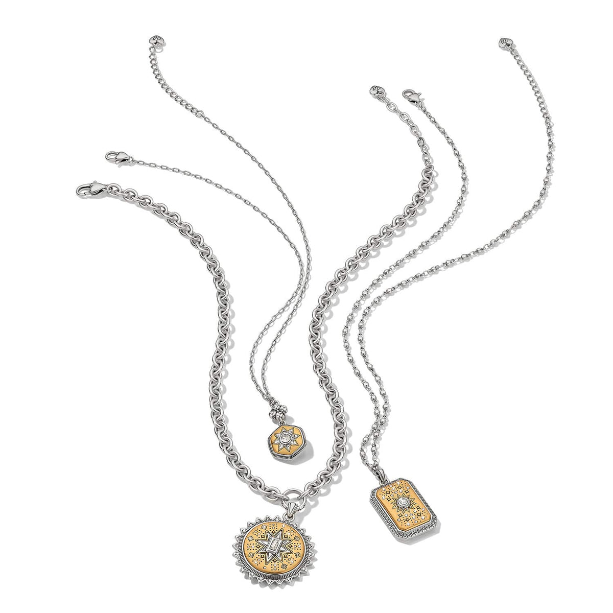 Mosaic Nova Pendant Necklace by Brighton