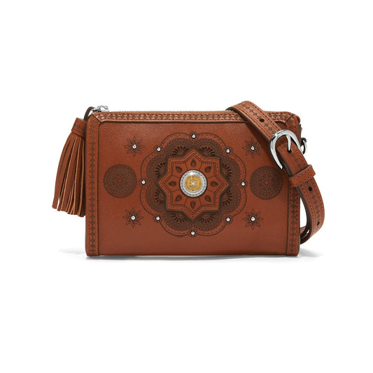 Mosaic Tassel Pouch — Russet