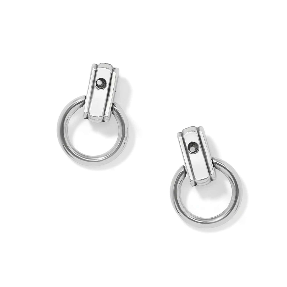 Mosaic Two Tone Mini Post Drop Earrings by Brighton