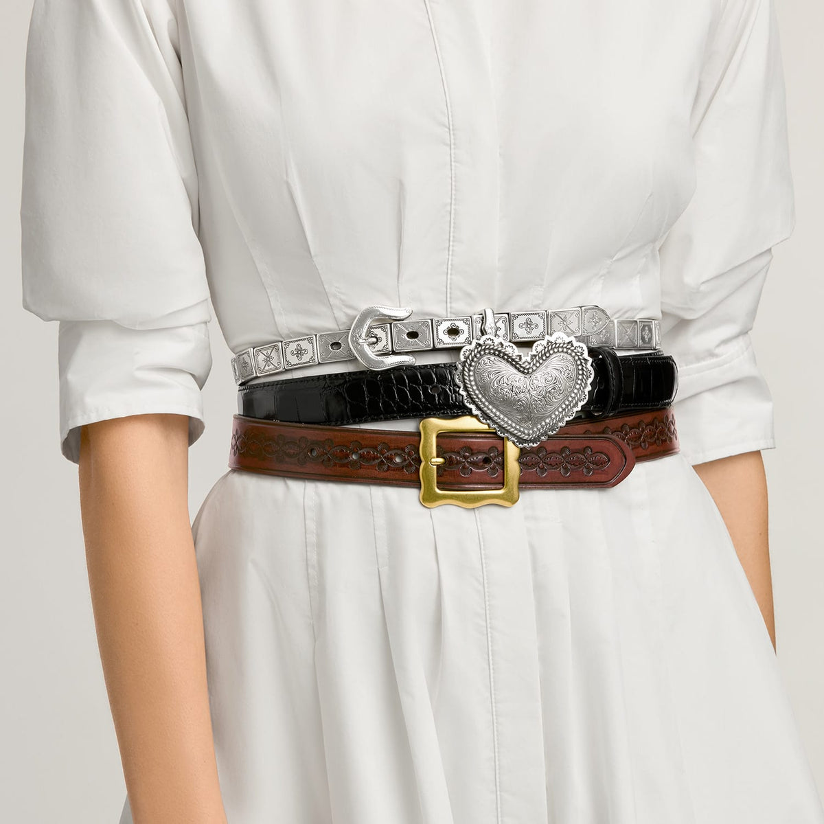 Mosaica Tile Belt by Brighton