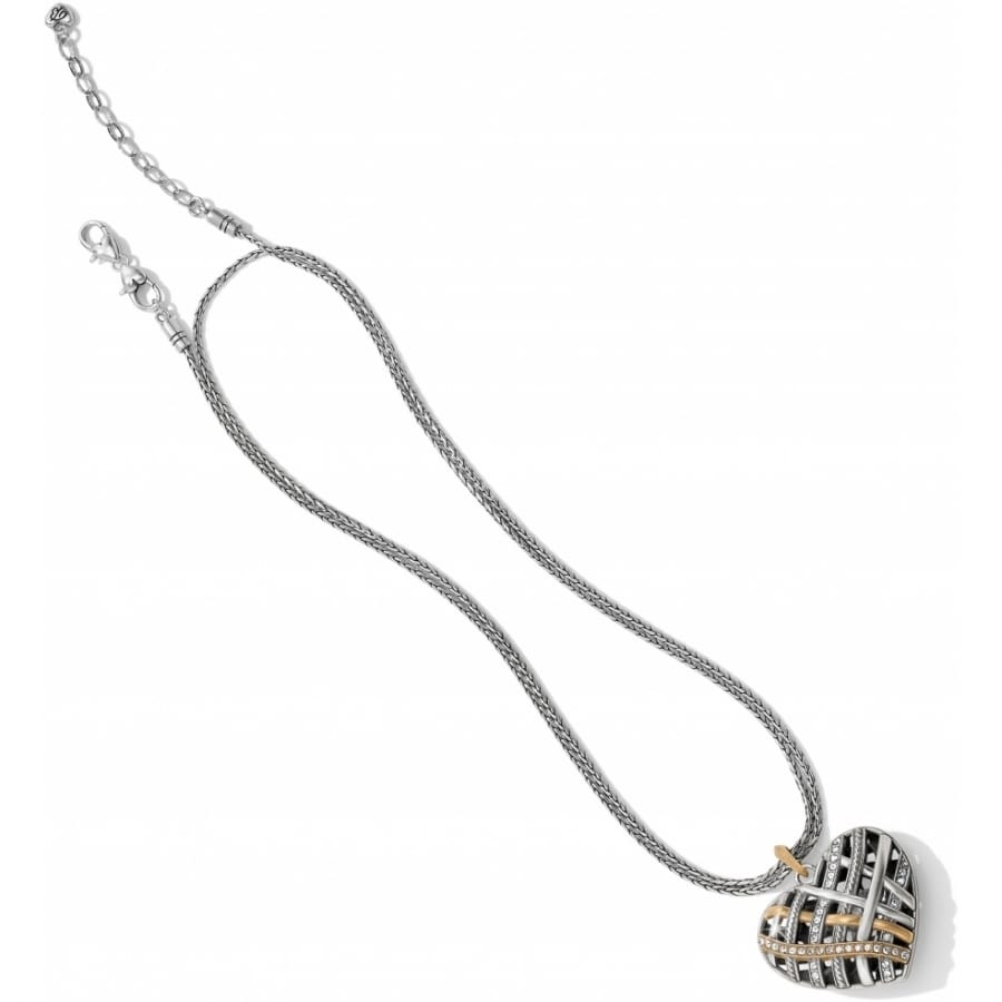 Neptune's Rings Convertible Reversible Heart Necklace by Brighton