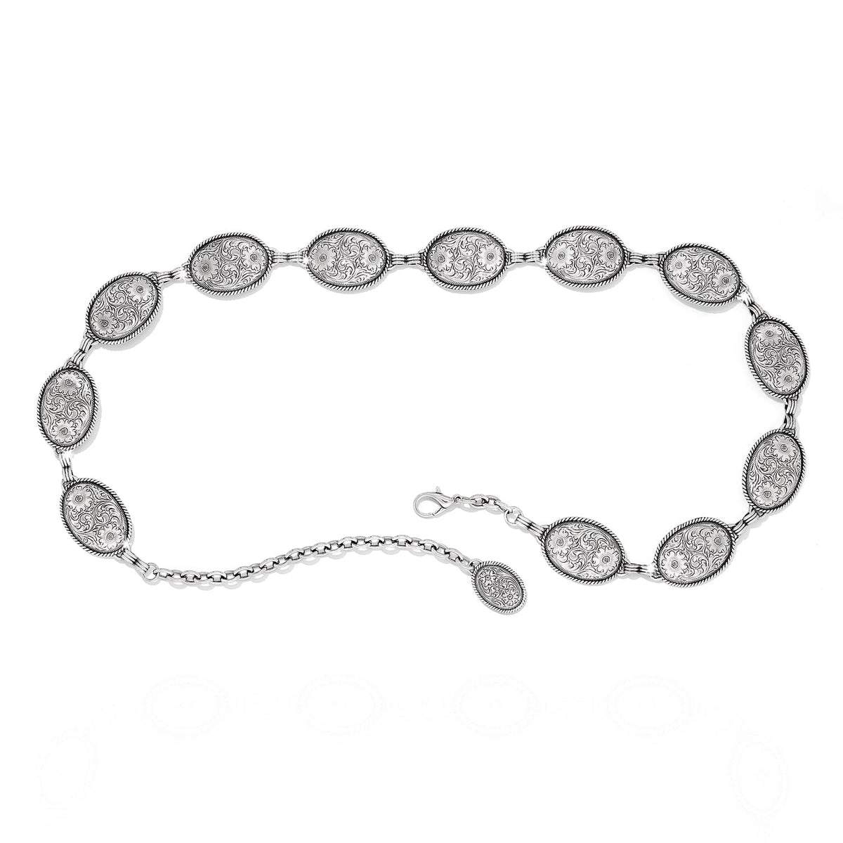 Nicole Concho Link Belt — Silver