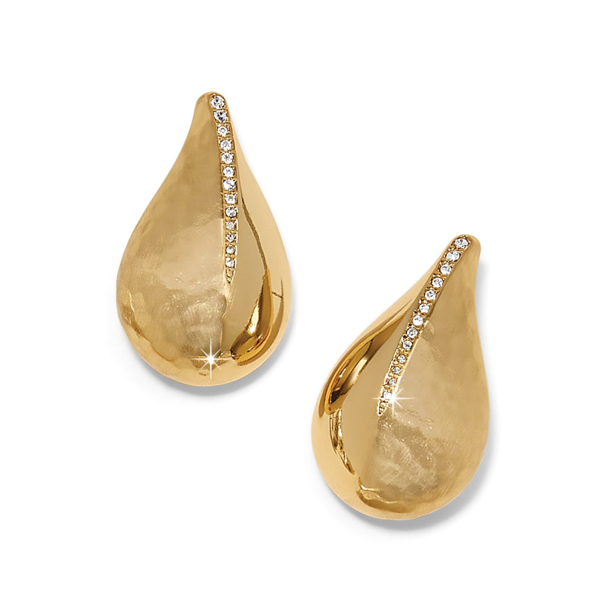 Nile Large Post Earrings — Gold