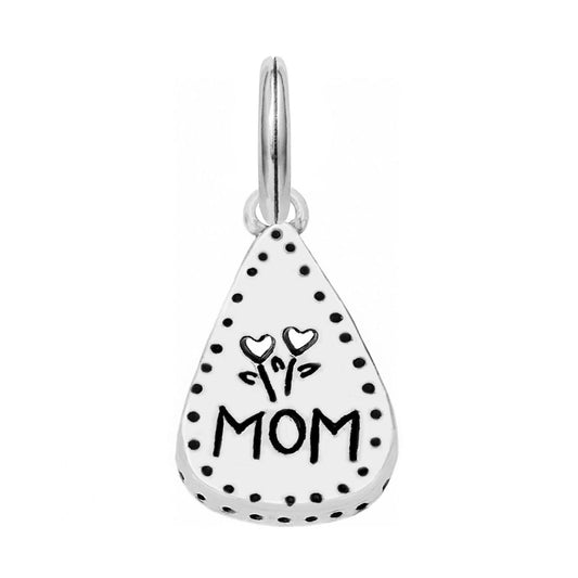 Notes Mom Charm — Silver
