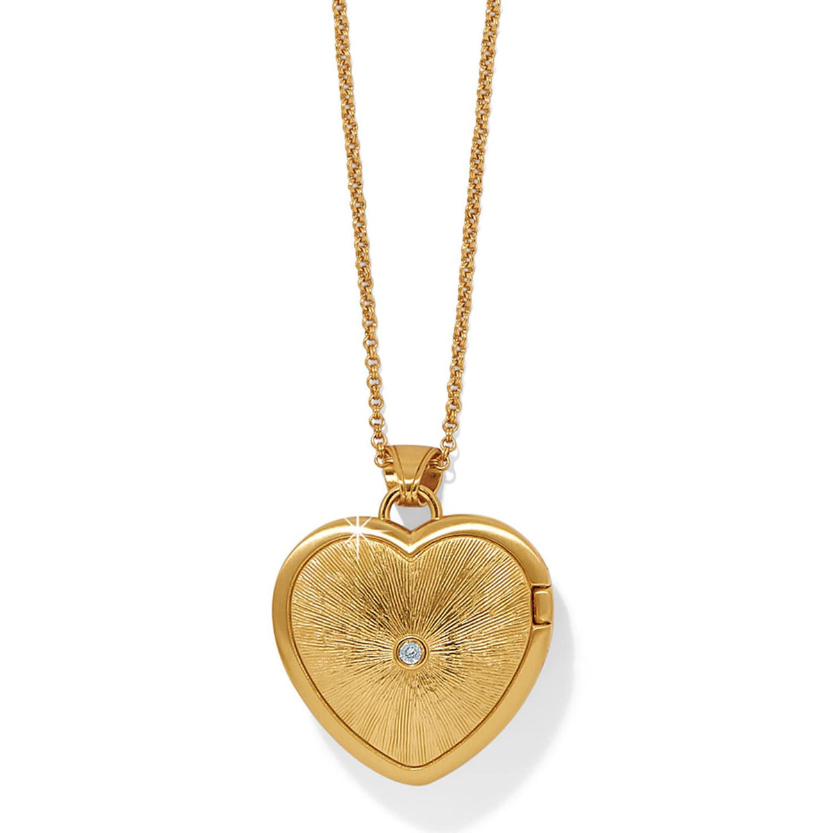 One Heart Convertible Locket Necklace by Brighton