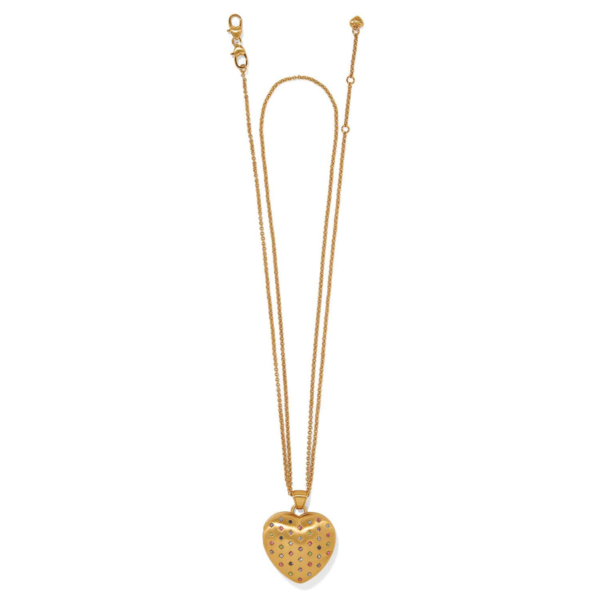 One Heart Convertible Locket Necklace by Brighton