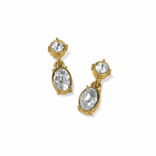 One Love Golden Petite Post Drop Earrings — Gold