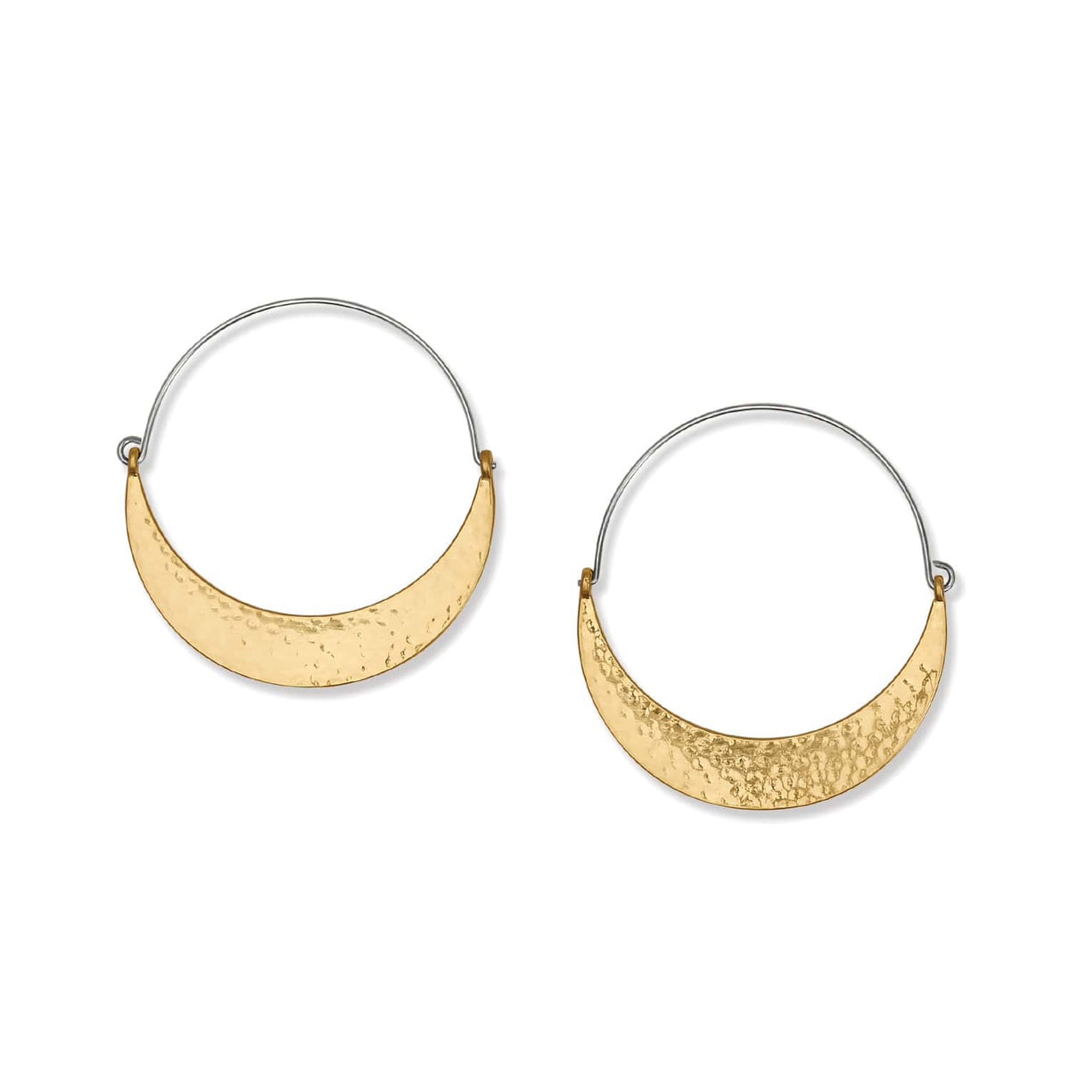 Palm Canyon Large Hoop Earrings by Brighton