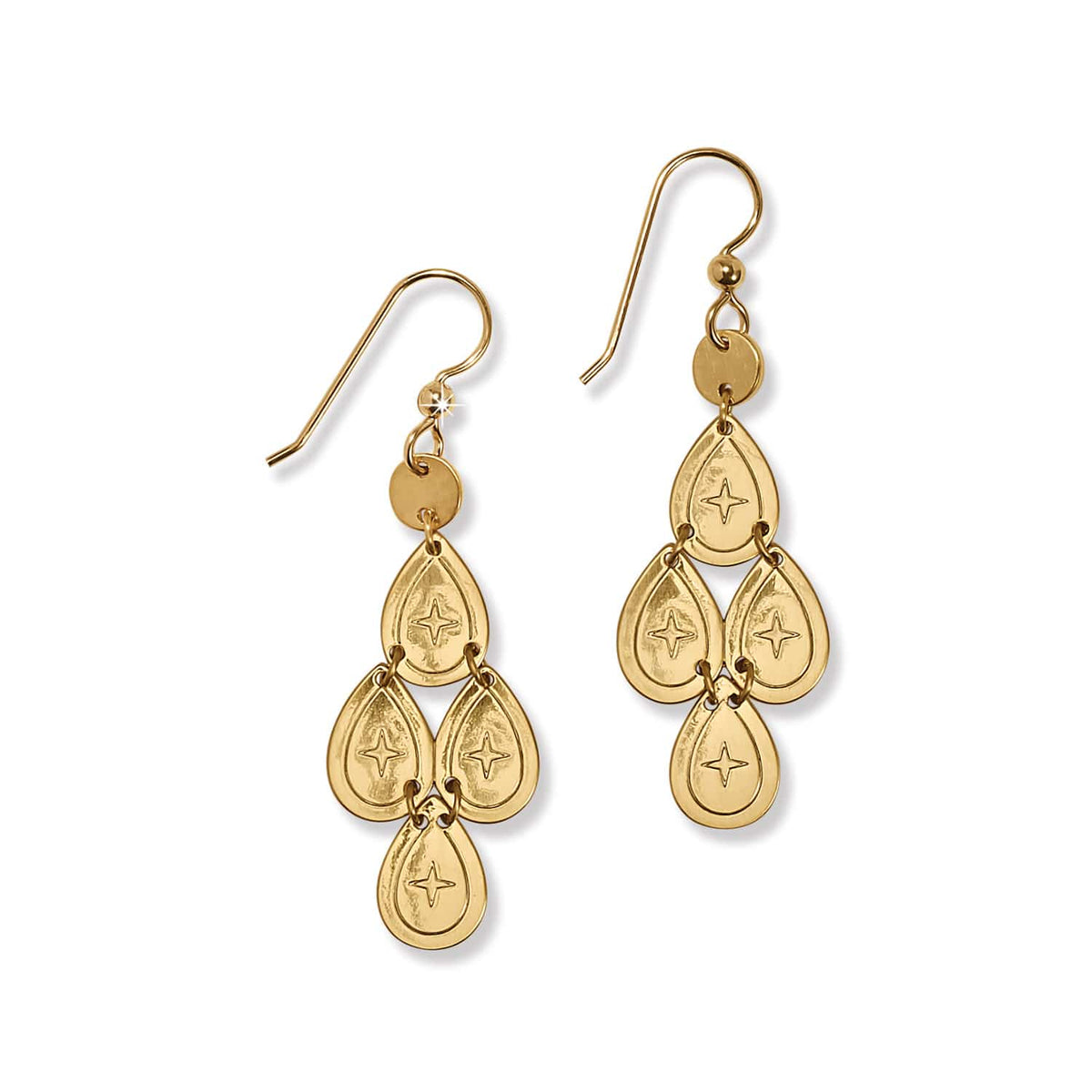 Palm Canyon Small Teardrop French Wire Earrings by Brighton
