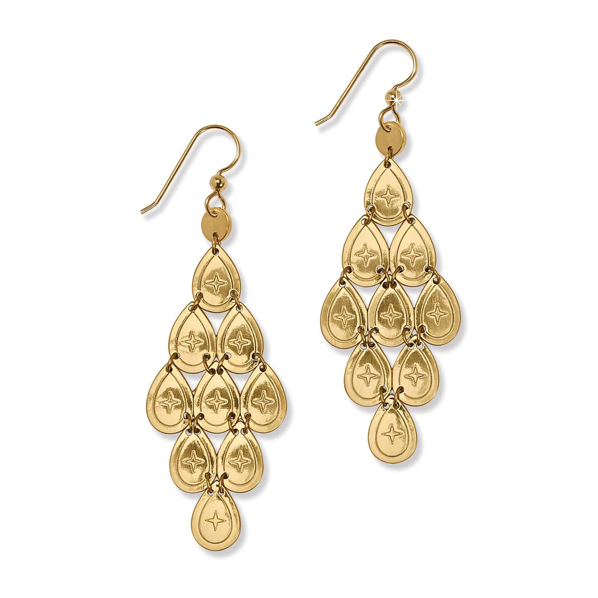 Palm Canyon Teardrop French Wire Earrings by Brighton