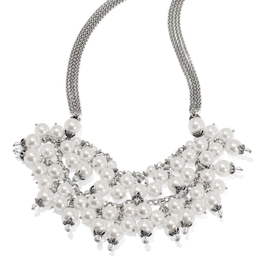 Pearl-icious Necklace — Silver-Pearl