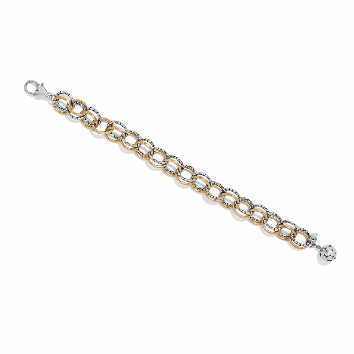 Pebble Link Two Tone Bracelet by Brighton