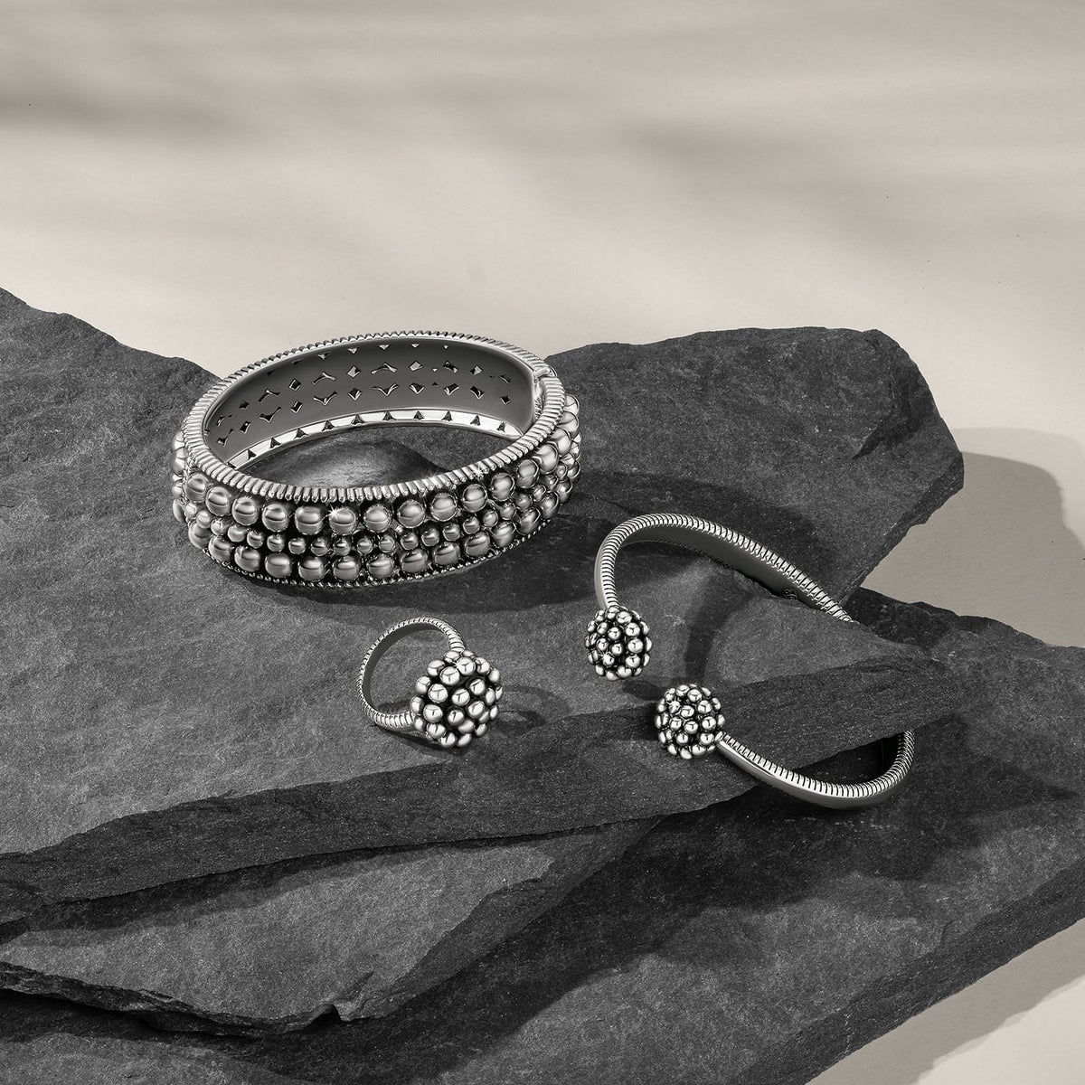 Pretty Tough Blossom Ring — Silver