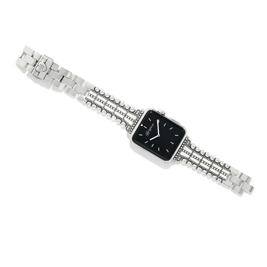 Pretty Tough Enamel Watch Band — Silver-White