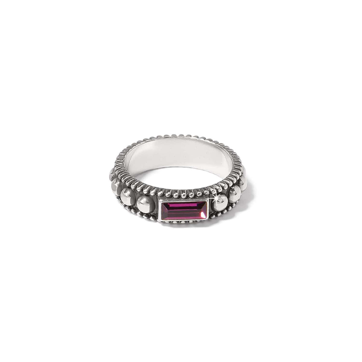 Pretty Tough Gem Ring — Silver