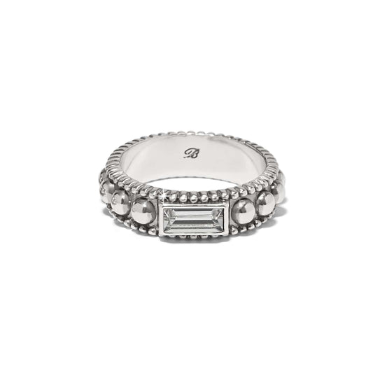 Pretty Tough Gem Ring — Silver