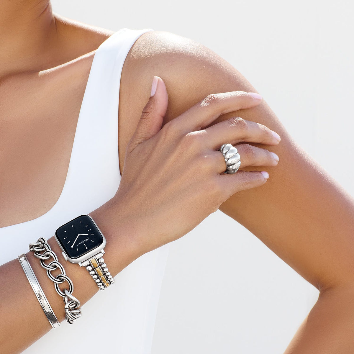 Pretty Tough Two Tone Watch Band by Brighton
