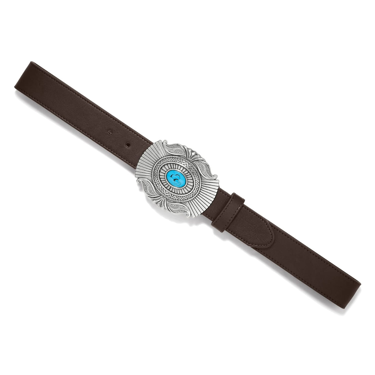Raindance Belt — Brown-Turquoise