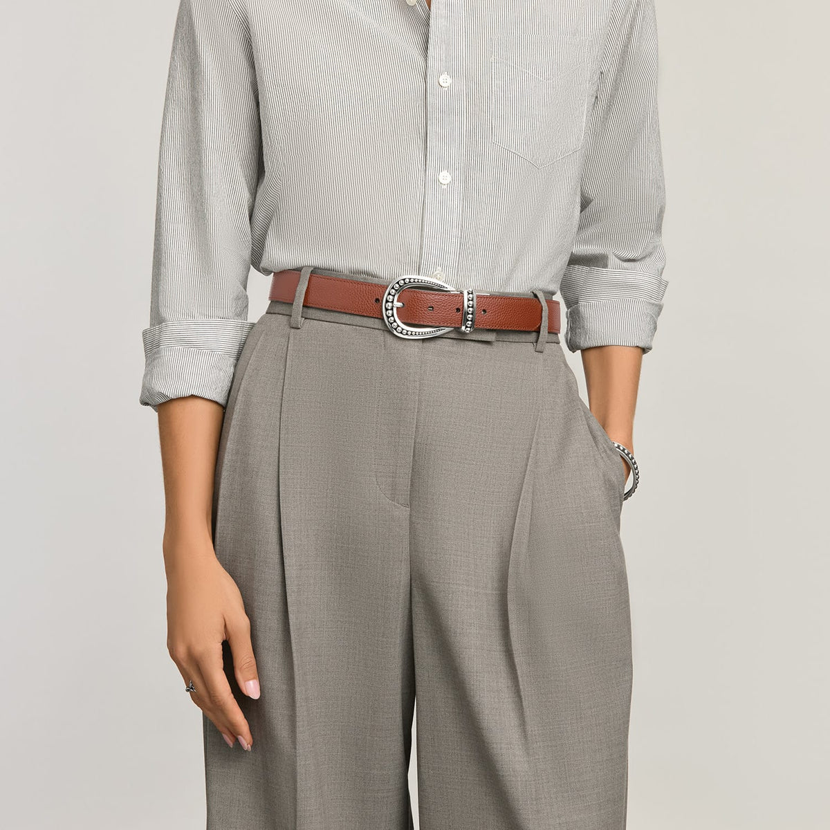 Really Tough Reversible Belt — Bourbon