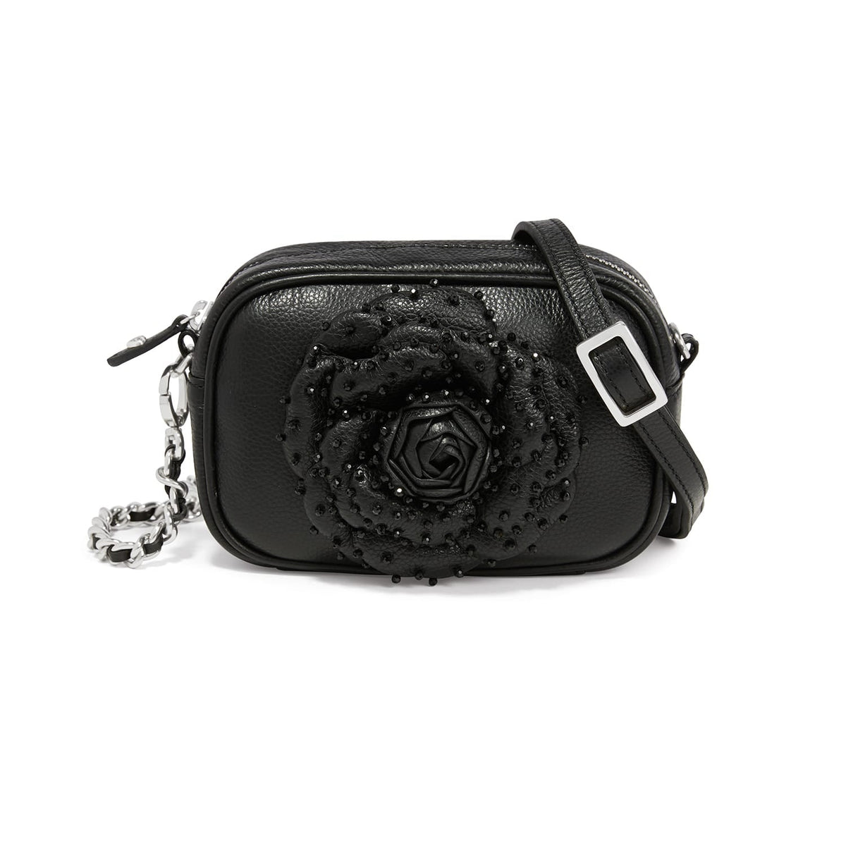 Rosie Beaded Camera Bag — Black