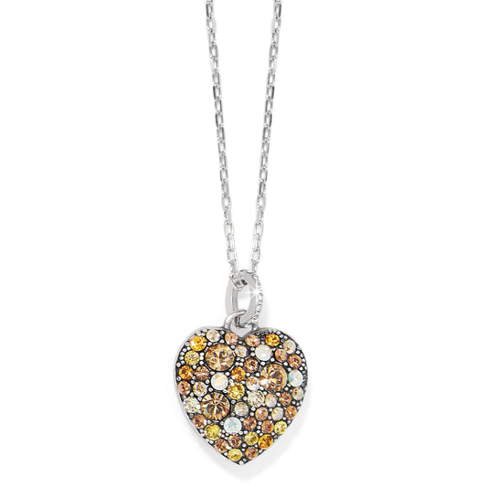 Sweet Love Necklace — Silver-Topaz
