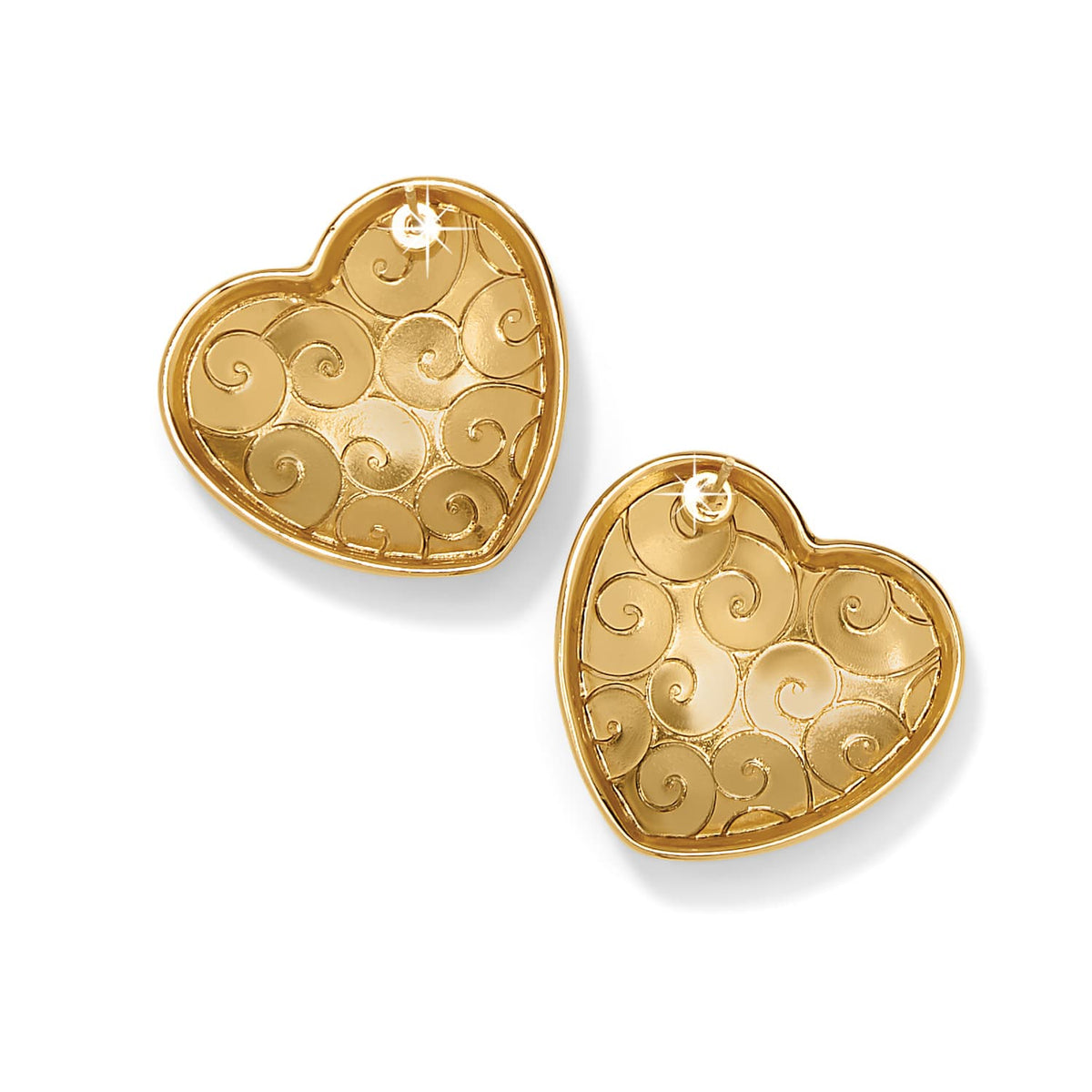 Trianon Heart Earrings by Brighton
