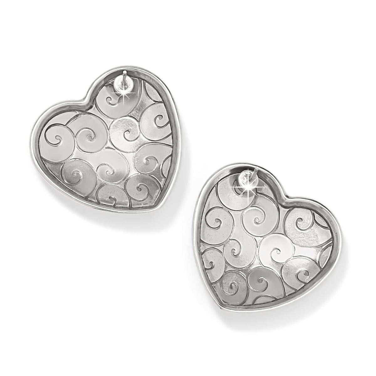 Trianon Heart Earrings — Gold