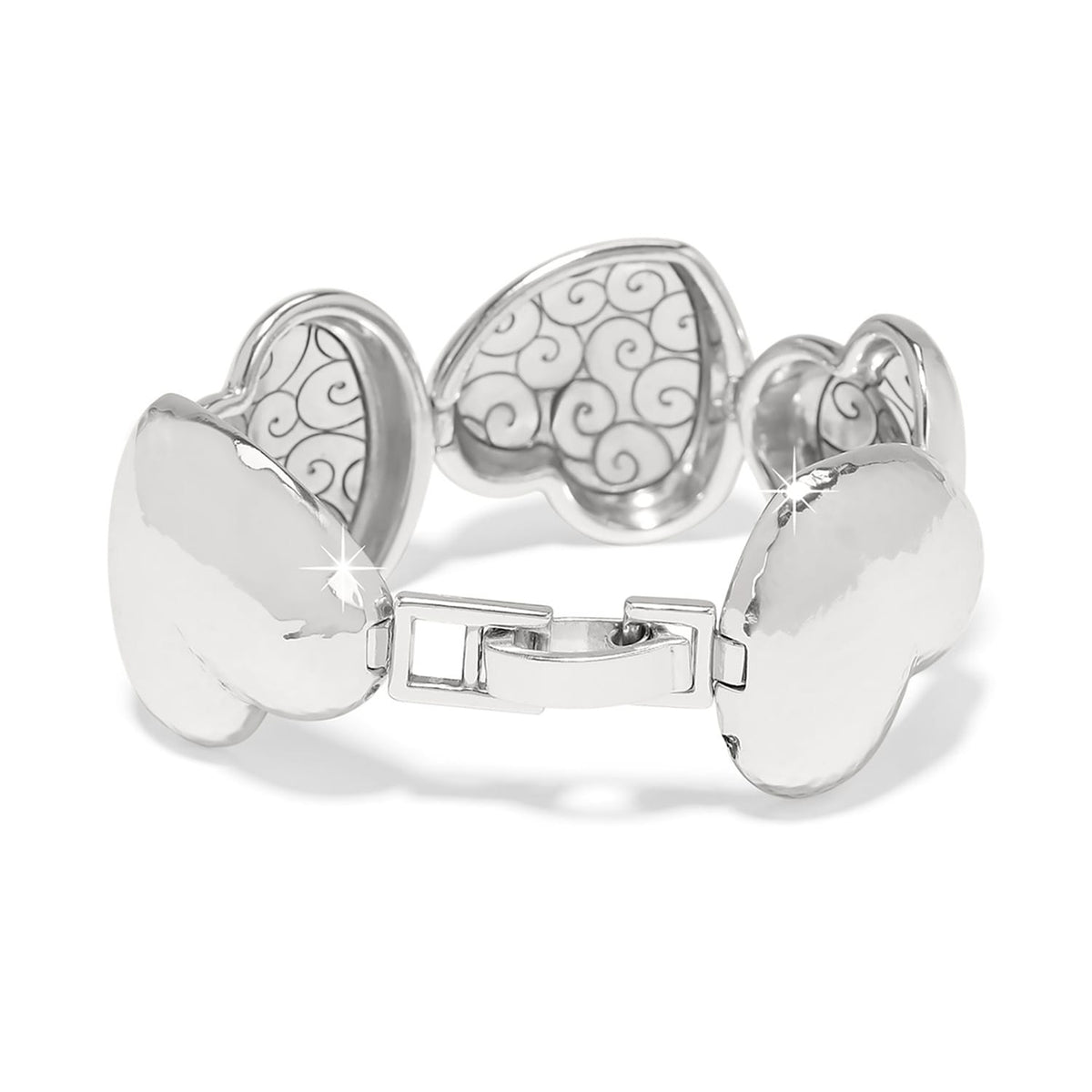 Trianon Heart Link Bracelet — Gold