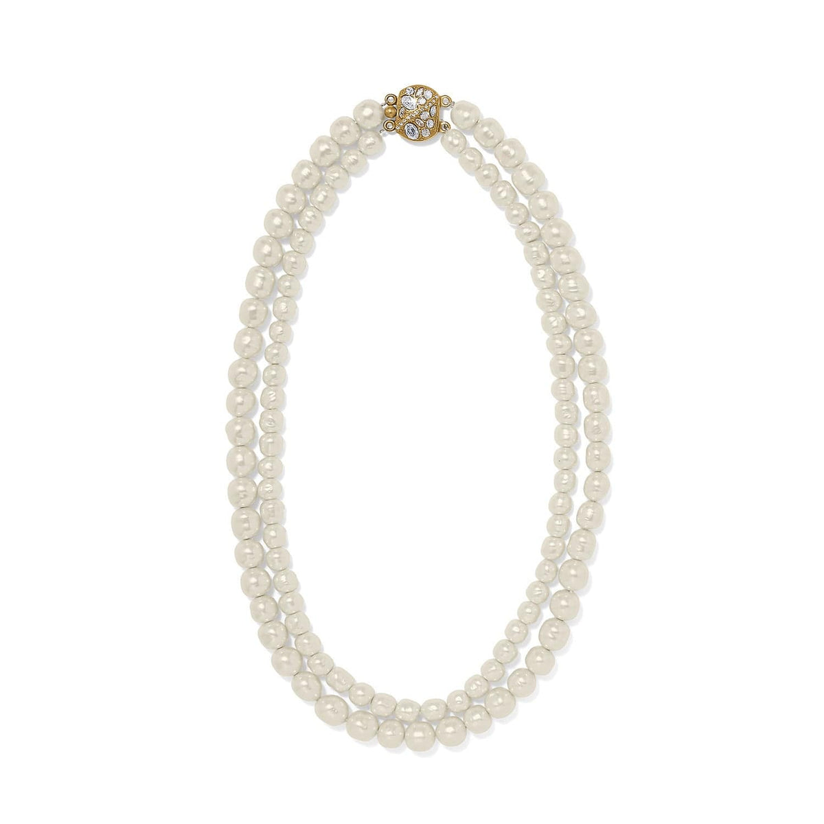 Trust Your Journey Double Pearl Necklace by Brighton