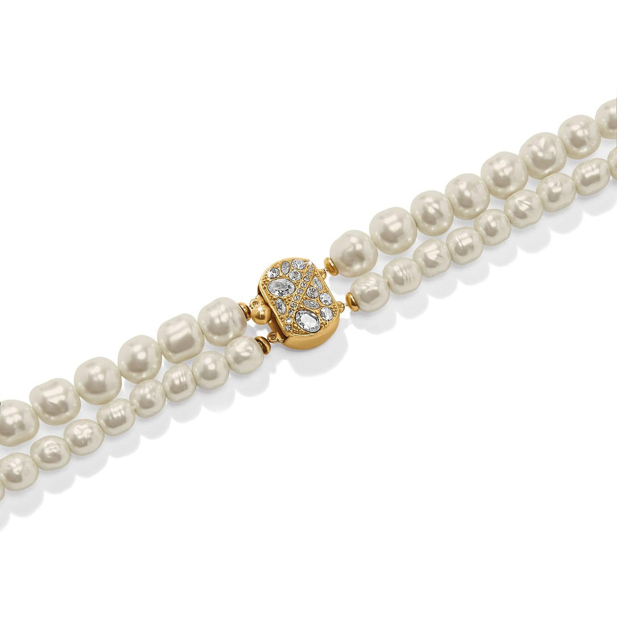 Trust Your Journey Double Pearl Necklace by Brighton