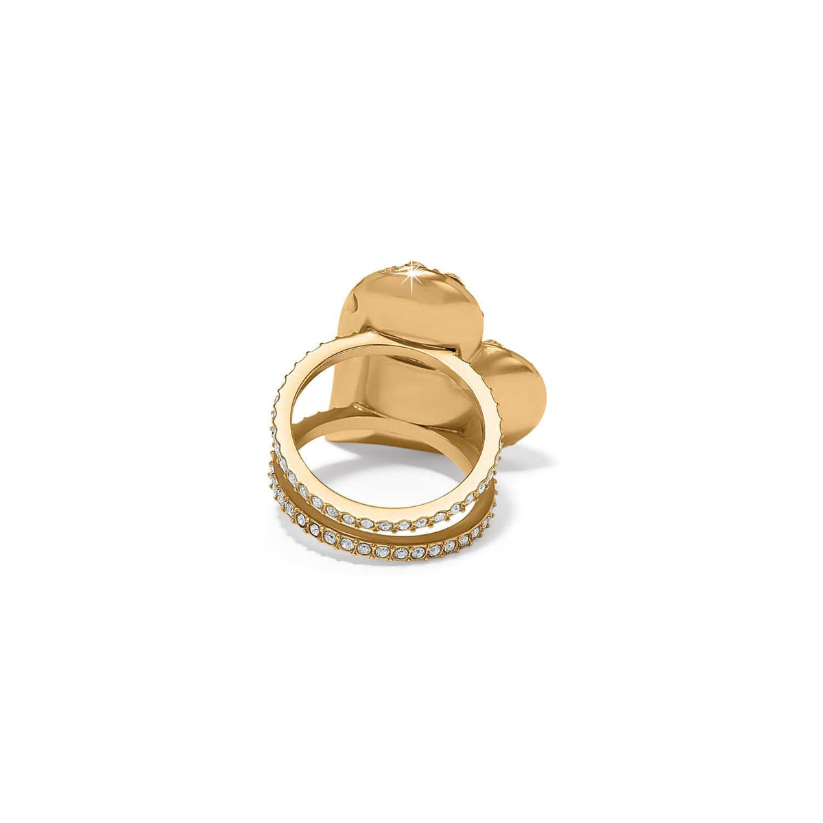 Trust Your Journey Golden Heart Ring by Brighton