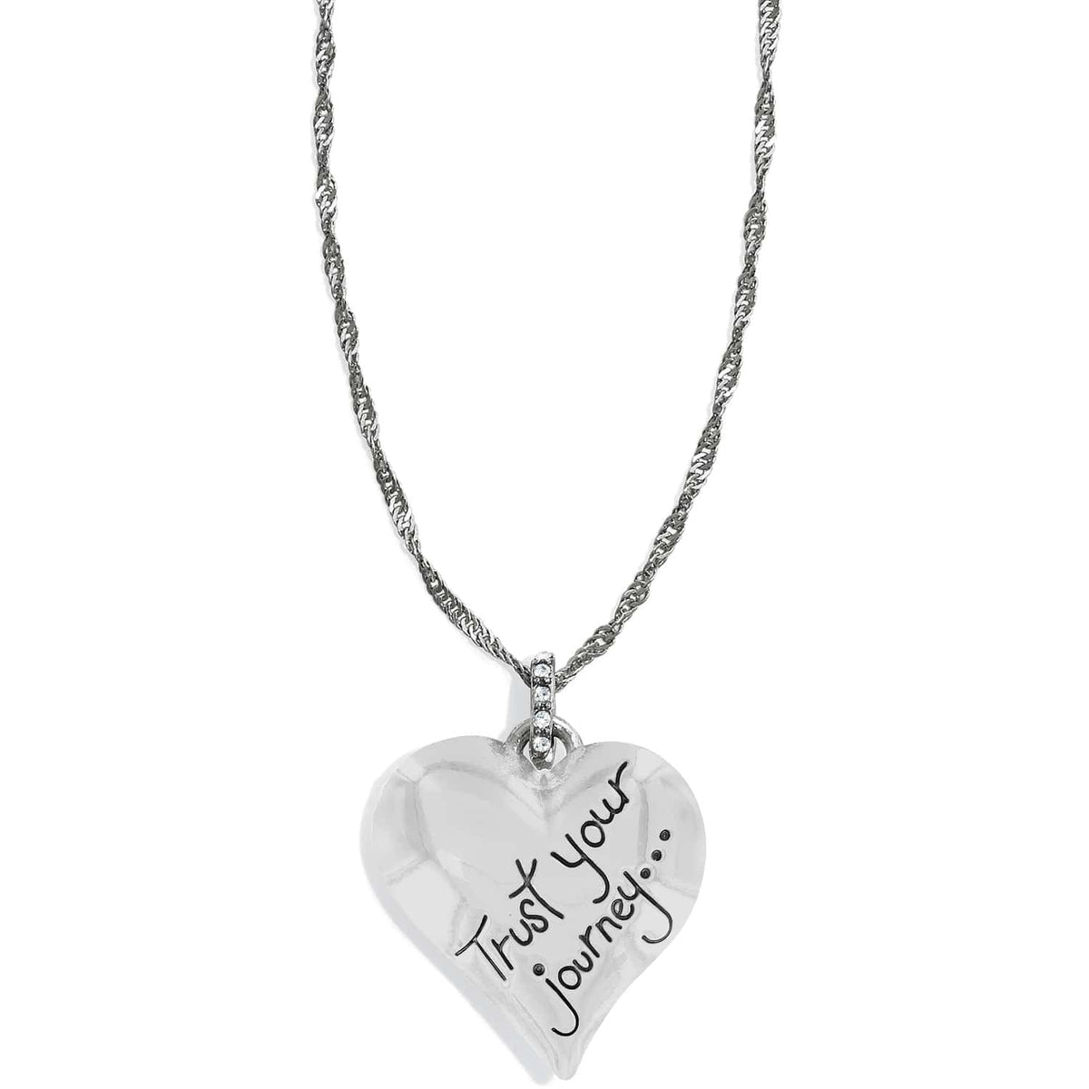 Trust Your Journey Heart Necklace by Brighton