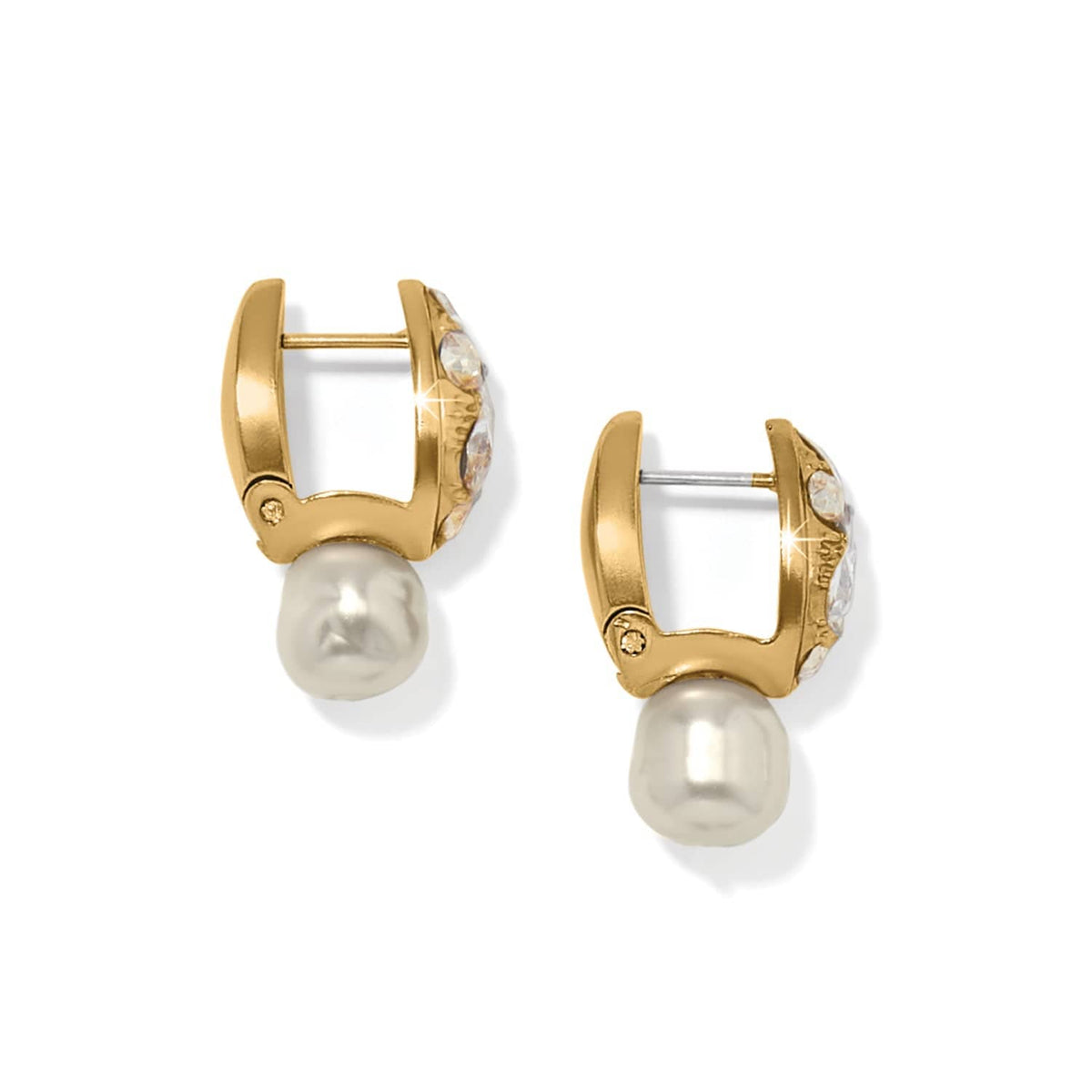 Trust Your Journey Pearl Drop Earrings by Brighton