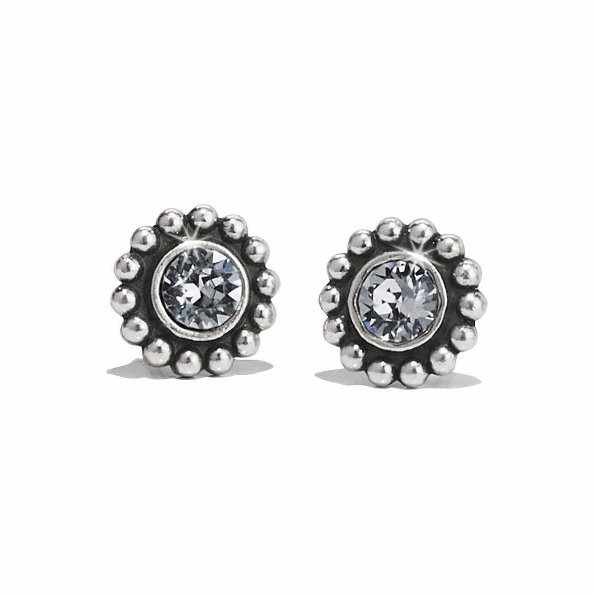 Twinkle Mini Post Earrings — Zircon