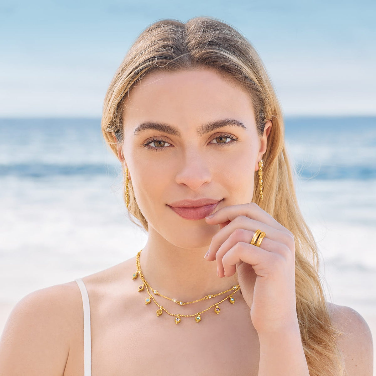 Twinkle Mod Post Drop Earrings by Brighton
