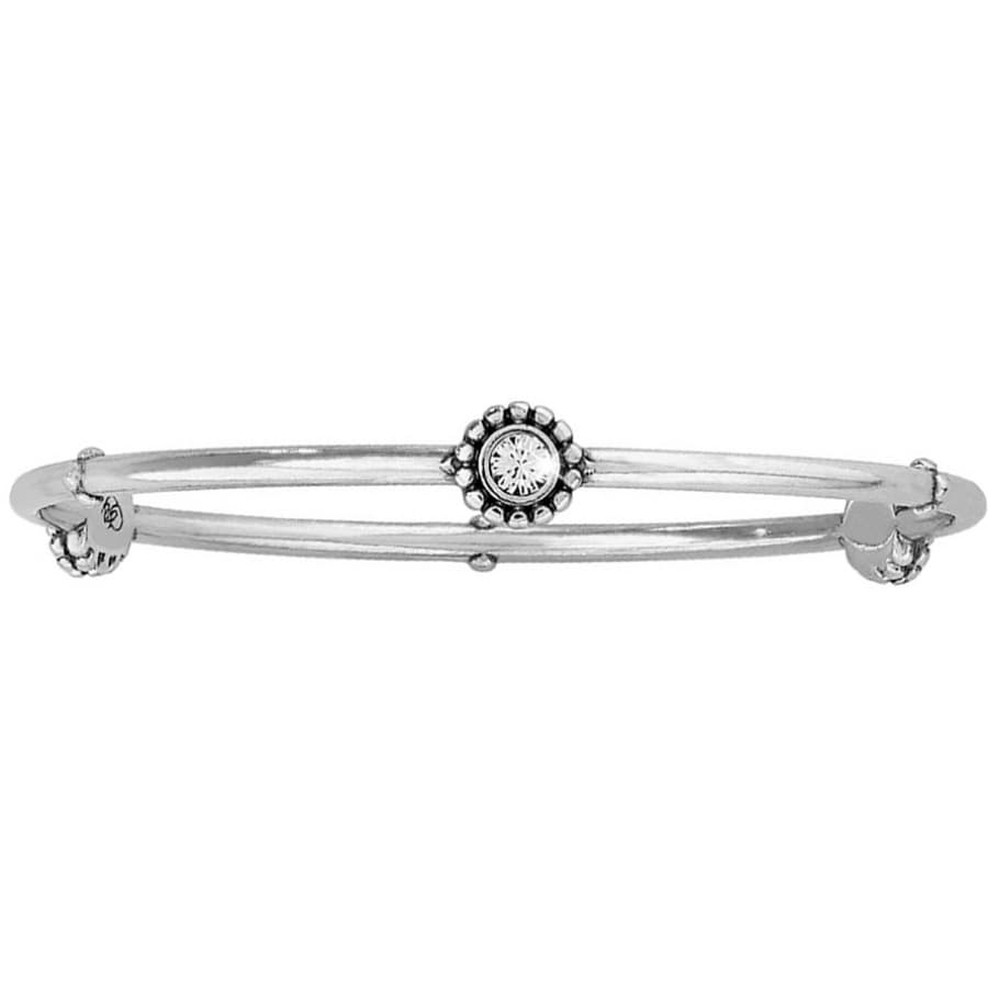 Twinkle Round Bangle — Silver