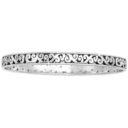 Uluwatu Narrow Bangle — Silver