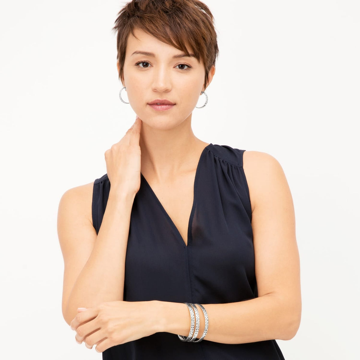 Uluwatu Narrow Bangle by Brighton