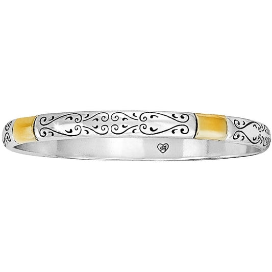 Venezia 2-Tone Bangle — Silver-Gold