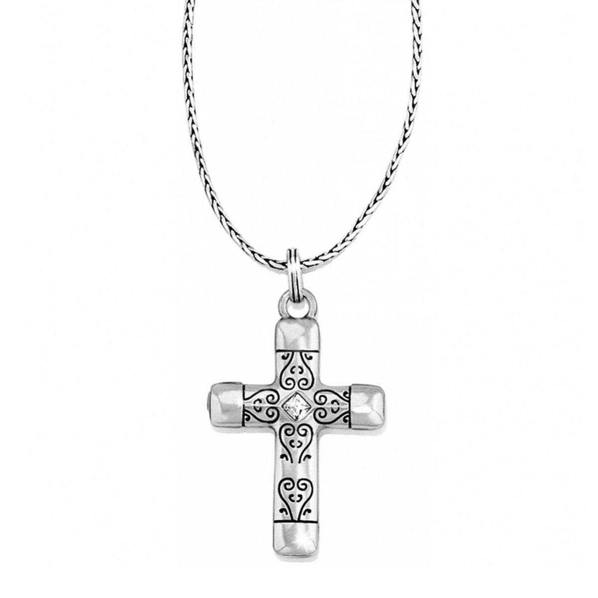 Venezia Cross Reversible Necklace by Brighton