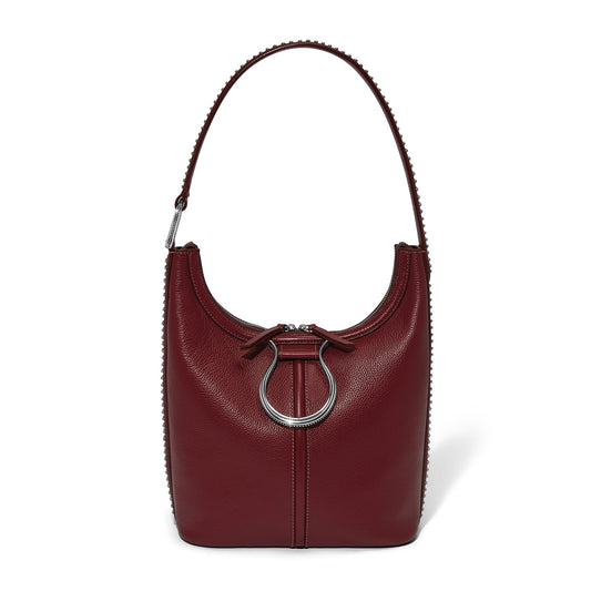 Wyatt Shoulderbag — Garnet